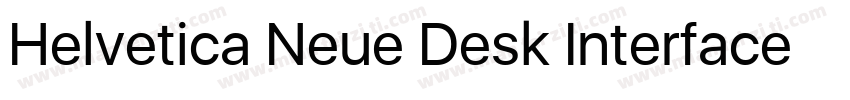 Helvetica Neue Desk Interface Mediu字体转换
